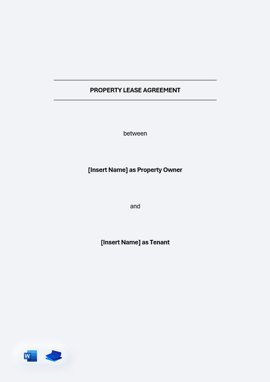 Property Lease Agreement